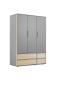 Preview: Funflex 3D4S Dreitüriger Kleiderschrank