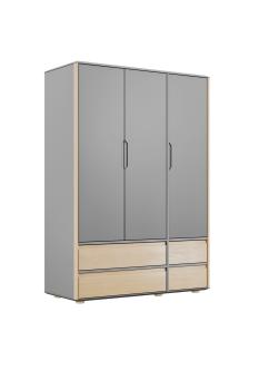 Funflex 3D4S Dreitüriger Kleiderschrank